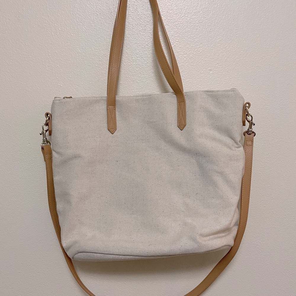 Like new Tweed crossbody catchall bag great for commuting or going to the gym